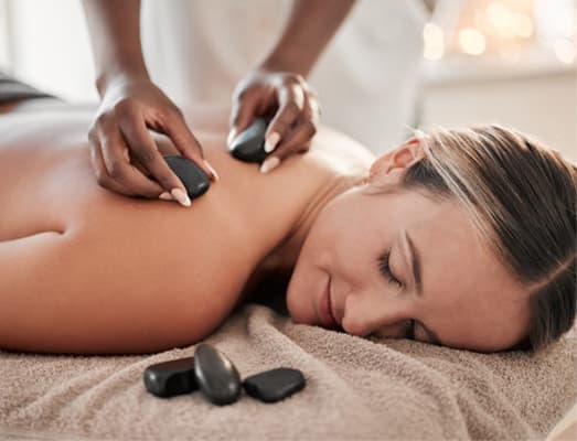 Hot stone massage